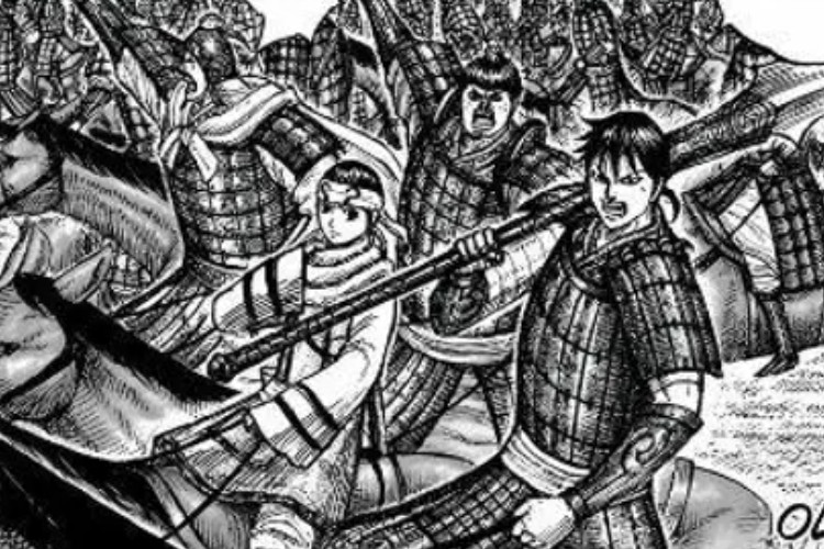 Heure ou Manga Kingdom Chapter 838 Scan VF Et N'attend Que Le Signal Pour Avancer
