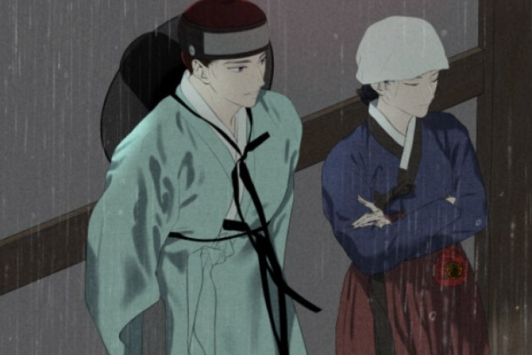 Lire le Manhwa À la Recherche de la nouvelle Reine Chapitre 4 en Français, Mettez-vous à l'abri de la pluie battante qui s'abat soudainement